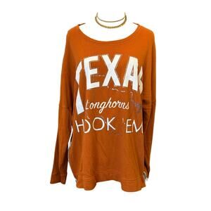 UNIVERSITY OF TEXAS UT LONGHORNS Victoria's Secret PINK Sweatshirt Gameday L